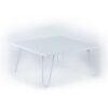 Tavolino da salotto quadrato bianco Illia 60x60 MT190403