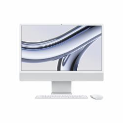 Apple iMac Apple M M3 59,7 cm [23.5] 4480 x 2520 Pixel PC All-in-one 16 GB 512 GB SSD macOS Sonoma Wi-Fi 6E [802.11ax] Argento (*Non Cancellable/Non Returnable [NCNR]* ^IMAC24 SI 8C/10C 16/512GB E M MKT) - Versione UK