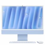 Apple iMac Apple M M4 59,7 cm [23.5] 4480 x 2520 Pixel PC All-in-one 16 GB 256 GB SSD macOS Sequoia Wi-Fi 6E [802.11ax] Blu (24 INCH IMAC M4 10C CPU 10C GPU - 16GB 256SSD BLUE) - Versione UK