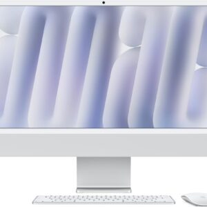APPLE iMac Z1EH 59,62cm 23,5Zoll Standardglas M4 10C CPU/10C GPU/16C N.E. 16GB 1TB SSD Gbit Eth MM MaKey TID DE Silber (Z1EH-MWUU3D/A-07BRXG)