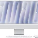 APPLE iMac Z1EH 59,62cm 23,5Zoll Nano Glas M4 10C CPU/10C GPU/16C N.E. 24GB 256GB SSD Gbit Eth MM MaKey TID DE Silber (Z1EH-MWUU3D/A-07BRX1)
