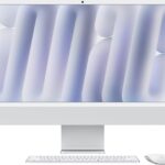 APPLE iMac Z1EJ 59,62cm 23,5Zoll Nano Glas M4 10C CPU/10C GPU/16C N.E. 16GB 1TB SSD Gbit Eth MM NumKey TID DE Silber (Z1EJ-MWUV3D/A-07F094)
