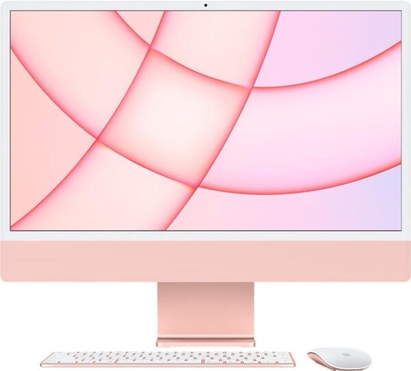 Apple 61,00cm (24")  iMac with Retina 4.5K display: M1 chip with 8core CPU and 7core GPU, 256GB - Pink (MJVA3D/A)