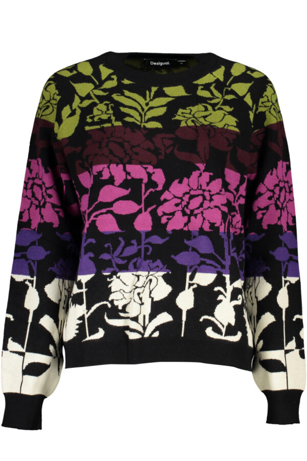 DESIGUAL MAGLIA DONNA NERO