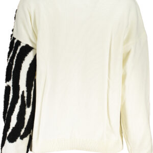 DESIGUAL MAGLIA DONNA BIANCO