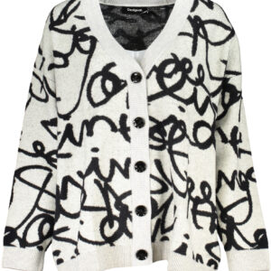 DESIGUAL CARDIGAN DONNA BIANCO