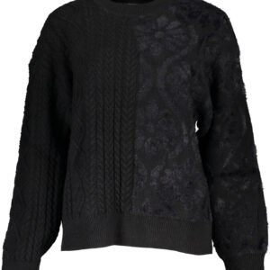 DESIGUAL MAGLIONE DONNA NERO