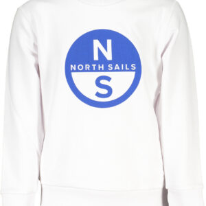 NORTH SAILS FELPA SENZA ZIP BAMBINO BIANCO