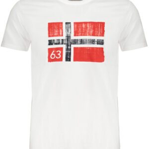NORWAY 1963 T-SHIRT MANICHE CORTE UOMO BIANCO