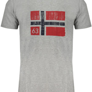 NORWAY 1963 T-SHIRT MANICHE CORTE UOMO GRIGIO