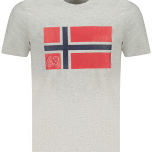 NORWAY 1963 T-SHIRT MANICHE CORTE UOMO GRIGIO