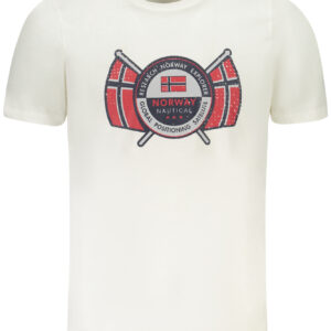 NORWAY 1963 T-SHIRT MANICHE CORTE UOMO BIANCO