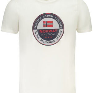 NORWAY 1963 T-SHIRT MANICHE CORTE UOMO BIANCO
