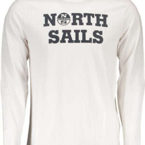 NORTH SAILS T-SHIRT MANICHE LUNGHE UOMO BIANCO