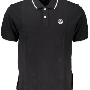 NORTH SAILS POLO MANICHE CORTE UOMO NERO