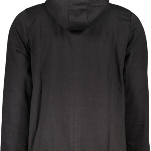 GIAN MARCO VENTURI FELPA CON ZIP UOMO NERO