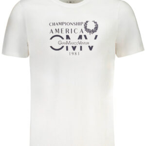 GIAN MARCO VENTURI T-SHIRT MANICHE CORTE UOMO BIANCO