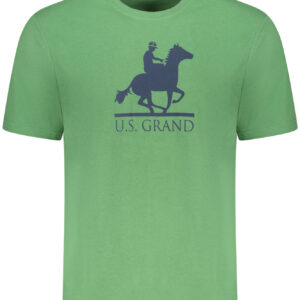 U.S. GRAND POLO T-SHIRT MANICHE CORTE UOMO VERDE