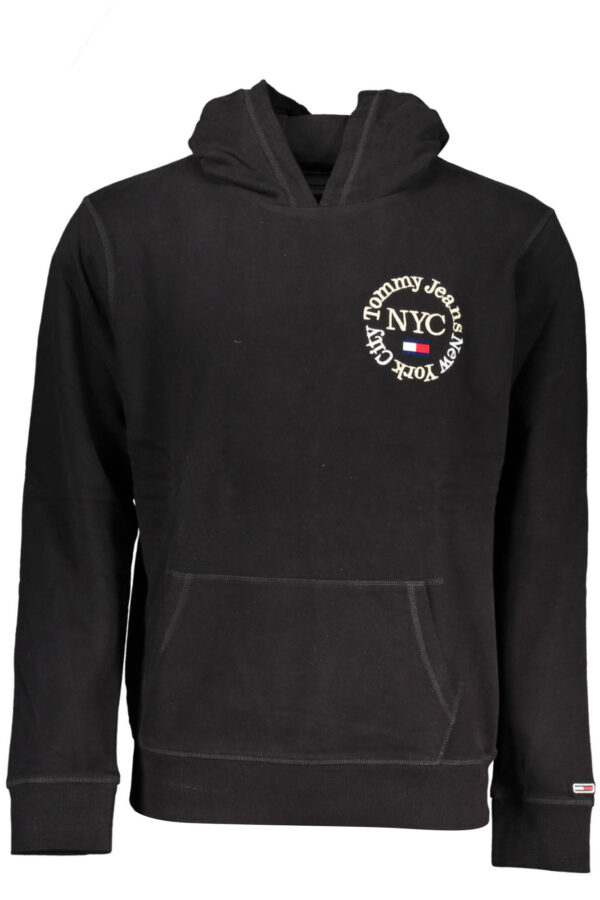 TOMMY HILFIGER FELPA SENZA ZIP UOMO NERO