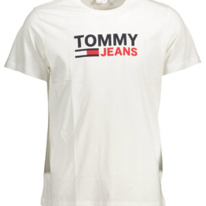 TOMMY HILFIGER T-SHIRT MANICHE CORTE UOMO BIANCO