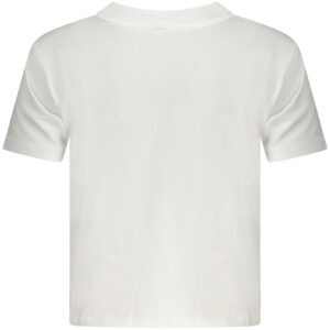 CALVIN KLEIN T-SHIRT MANICHE CORTE DONNA BIANCO