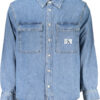 CALVIN KLEIN CAMICIA MANICHE LUNGHE UOMO AZZURRO
