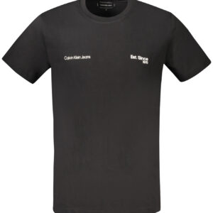 CALVIN KLEIN T-SHIRT MANICHE CORTE UOMO NERO