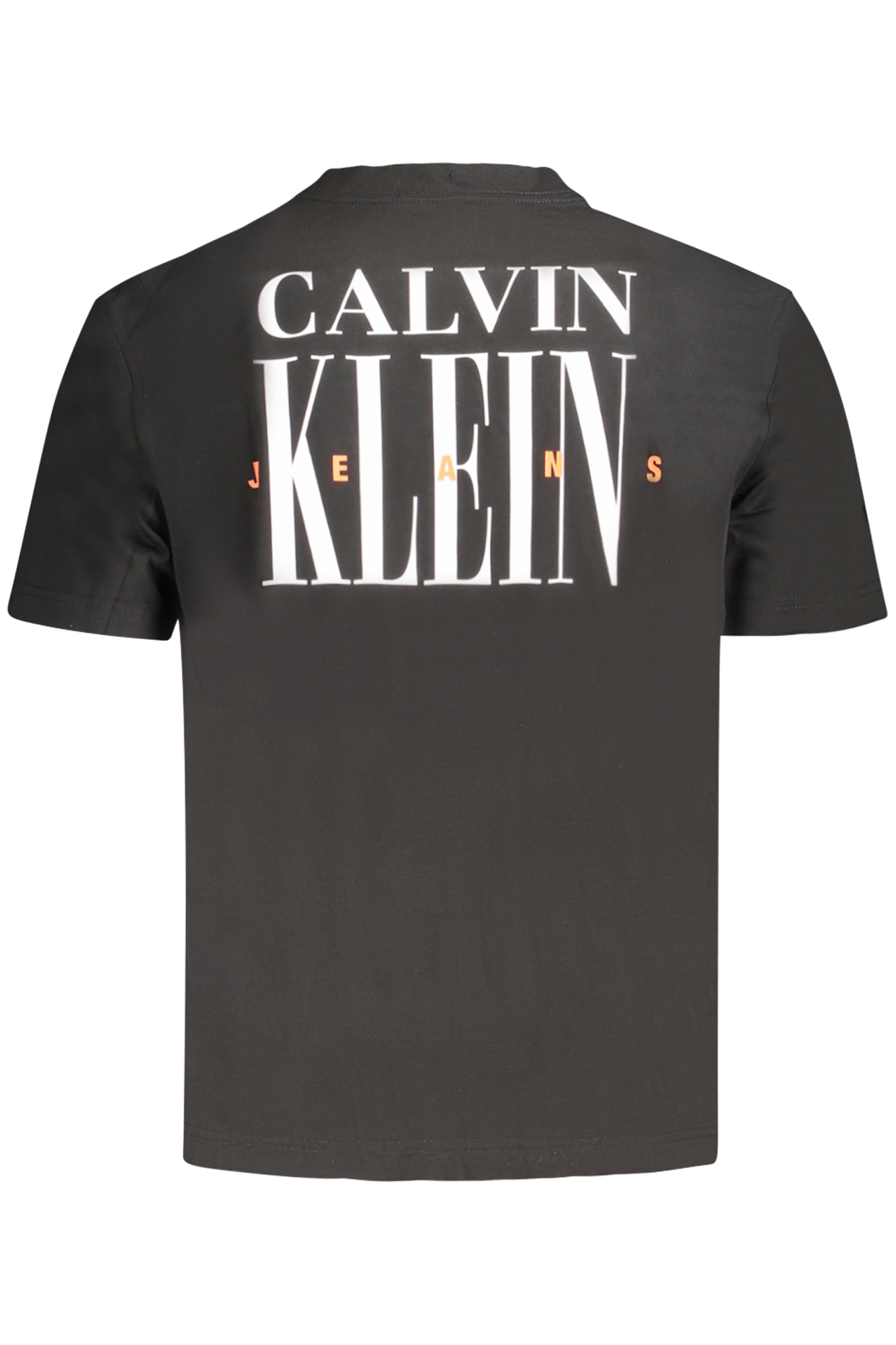 CALVIN KLEIN T-SHIRT MANICHE CORTE UOMO NERO