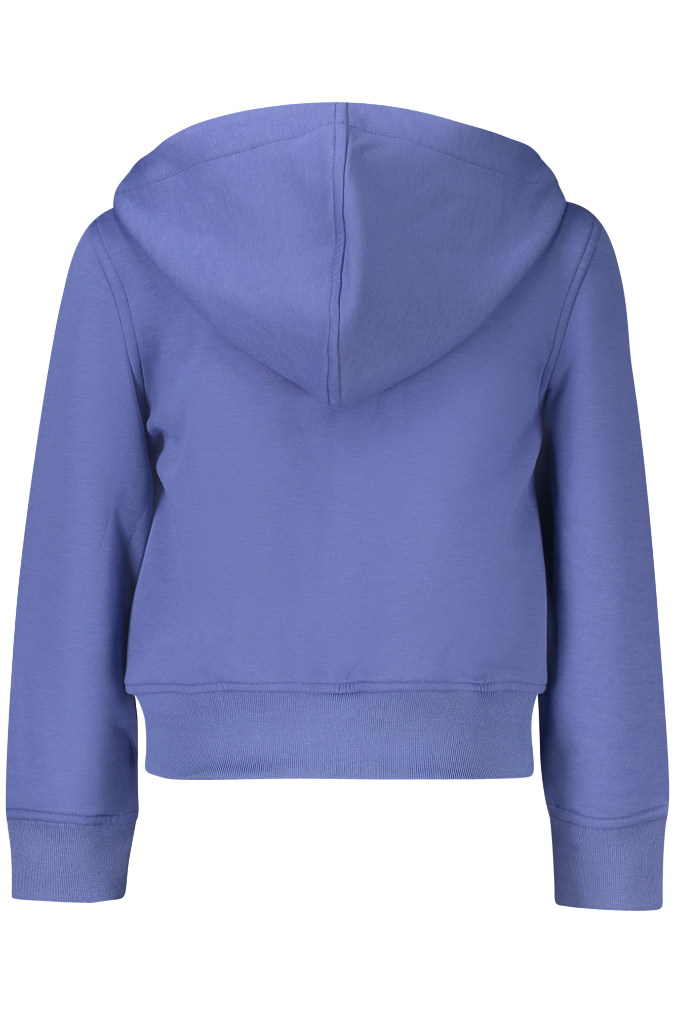 K-WAY FELPA CON ZIP BAMBINO BLU