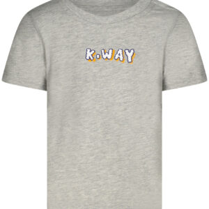 K-WAY T-SHIRT MANICHE CORTE BAMBINO GRIGIO