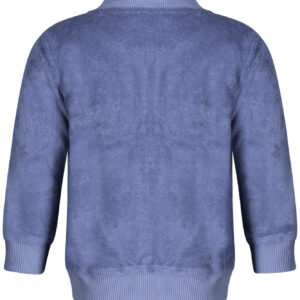 K-WAY FELPA CON ZIP BAMBINO BLU