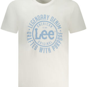LEE T-SHIRT MANICHE CORTE UOMO BIANCO