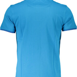 HARMONT & BLAINE POLO MANICHE CORTE UOMO AZZURRO