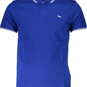 HARMONT & BLAINE POLO MANICHE CORTE UOMO BLU