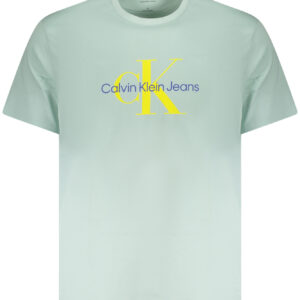 CALVIN KLEIN T-SHIRT MANICHE CORTE UOMO VERDE