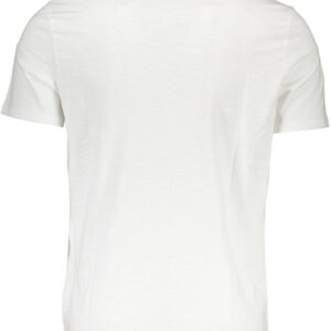 GUESS JEANS T-SHIRT MANICHE CORTE UOMO BIANCO