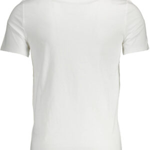 GUESS JEANS T-SHIRT MANICHE CORTE UOMO BIANCO