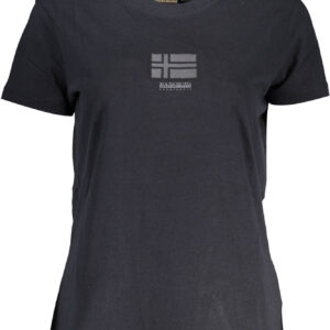 NAPAPIJRI T-SHIRT MANICHE CORTE DONNA NERO