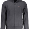 NAPAPIJRI FELPA CON ZIP UOMO NERO