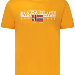 NAPAPIJRI T-SHIRT MANICHE CORTE UOMO ARANCIO
