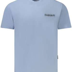 NAPAPIJRI T-SHIRT MANICHE CORTE UOMO AZZURRO