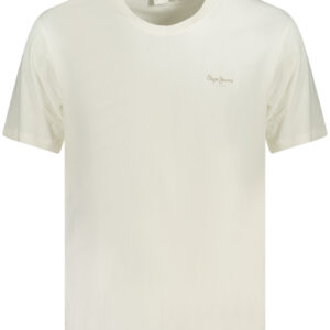 PEPE JEANS T-SHIRT MANICHE CORTE UOMO BIANCO
