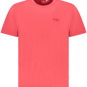 PEPE JEANS T-SHIRT MANICHE CORTE UOMO ROSSO