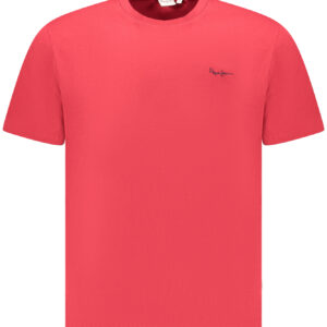 PEPE JEANS T-SHIRT MANICHE CORTE UOMO ROSSO