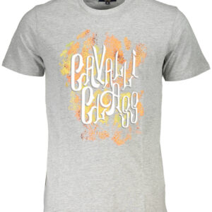 CAVALLI CLASS T-SHIRT MANICHE CORTE UOMO GRIGIO