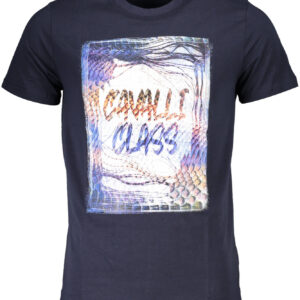 CAVALLI CLASS T-SHIRT MANICHE CORTE UOMO BLU