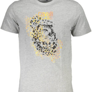 CAVALLI CLASS T-SHIRT MANICHE CORTE UOMO GRIGIO