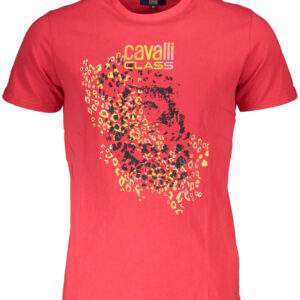 CAVALLI CLASS T-SHIRT MANICHE CORTE UOMO ROSSO