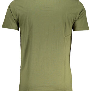 CAVALLI CLASS T-SHIRT MANICHE CORTE UOMO VERDE