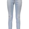 JUST CAVALLI JEANS DENIM DONNA AZZURRO